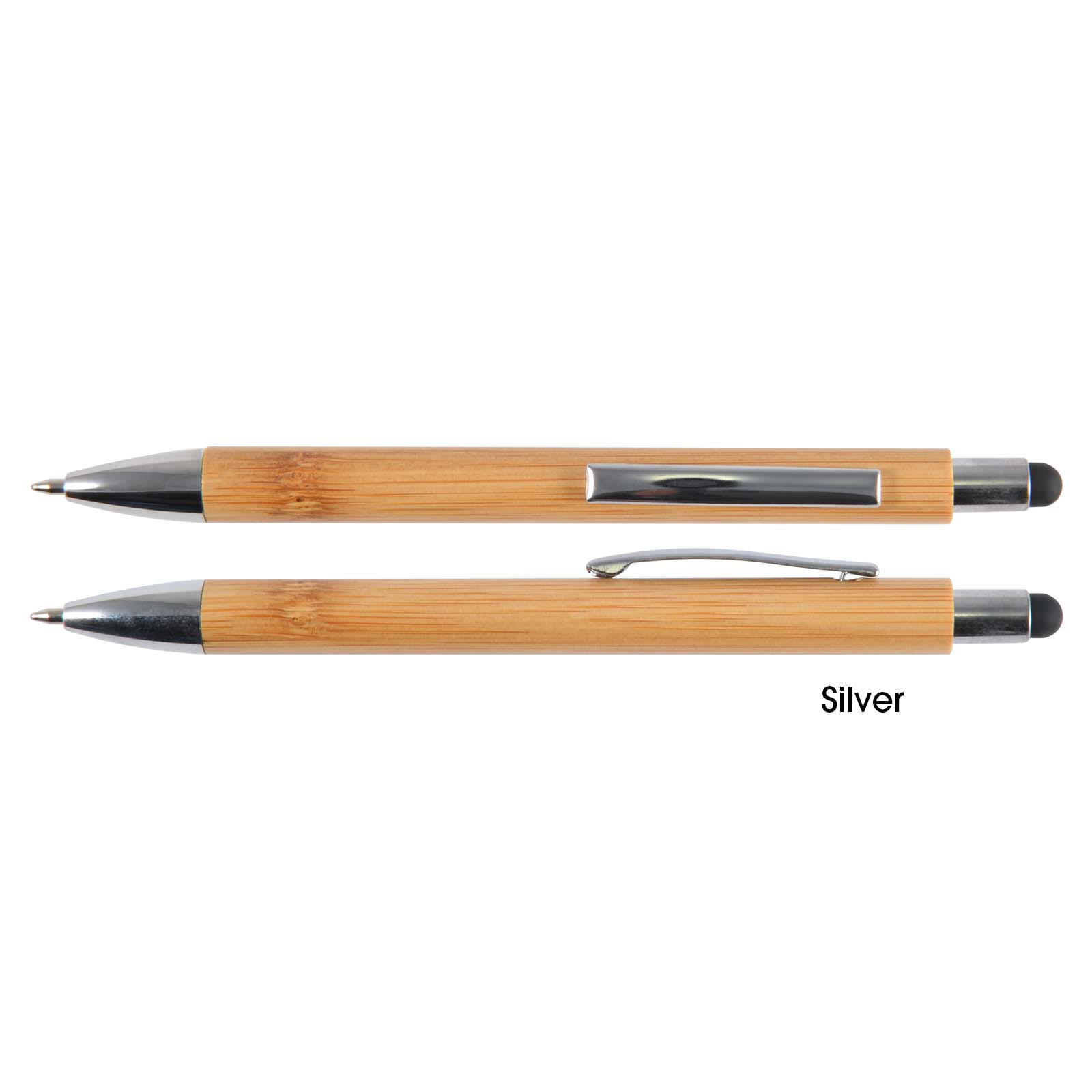 Aspen Bamboo Pen Stylus silver Aspen Bamboo Pen Stylus silver