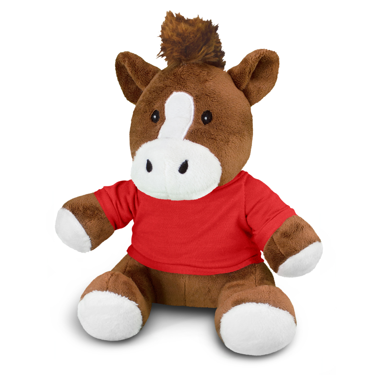 Horse Plush Toy red Horse Plush Toy red
