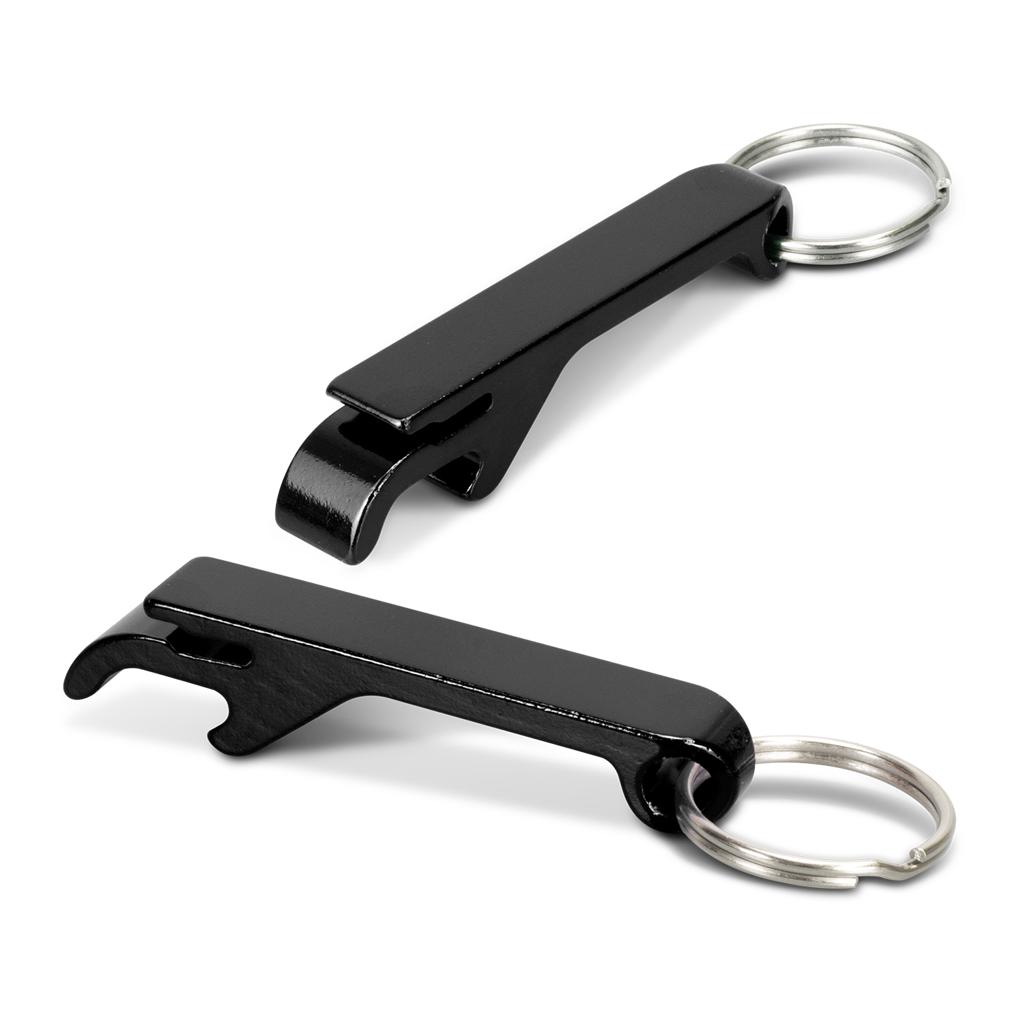 Jamberoo Snappy Metal Bottle Opener Key Ring black Jamberoo Snappy Metal Bottle Opener Key Ring black