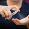 Leura Mini Hand Sanitiser Key Ring feature Leura Mini Hand Sanitiser Key Ring feature