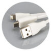 Maffra Bamboo Charging Cable Key Ring Rectangle cords Maffra Bamboo Charging Cable Key Ring Rectangle cords