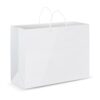 Derby Extra Large Laminated Paper Carry Bag Full Colour white