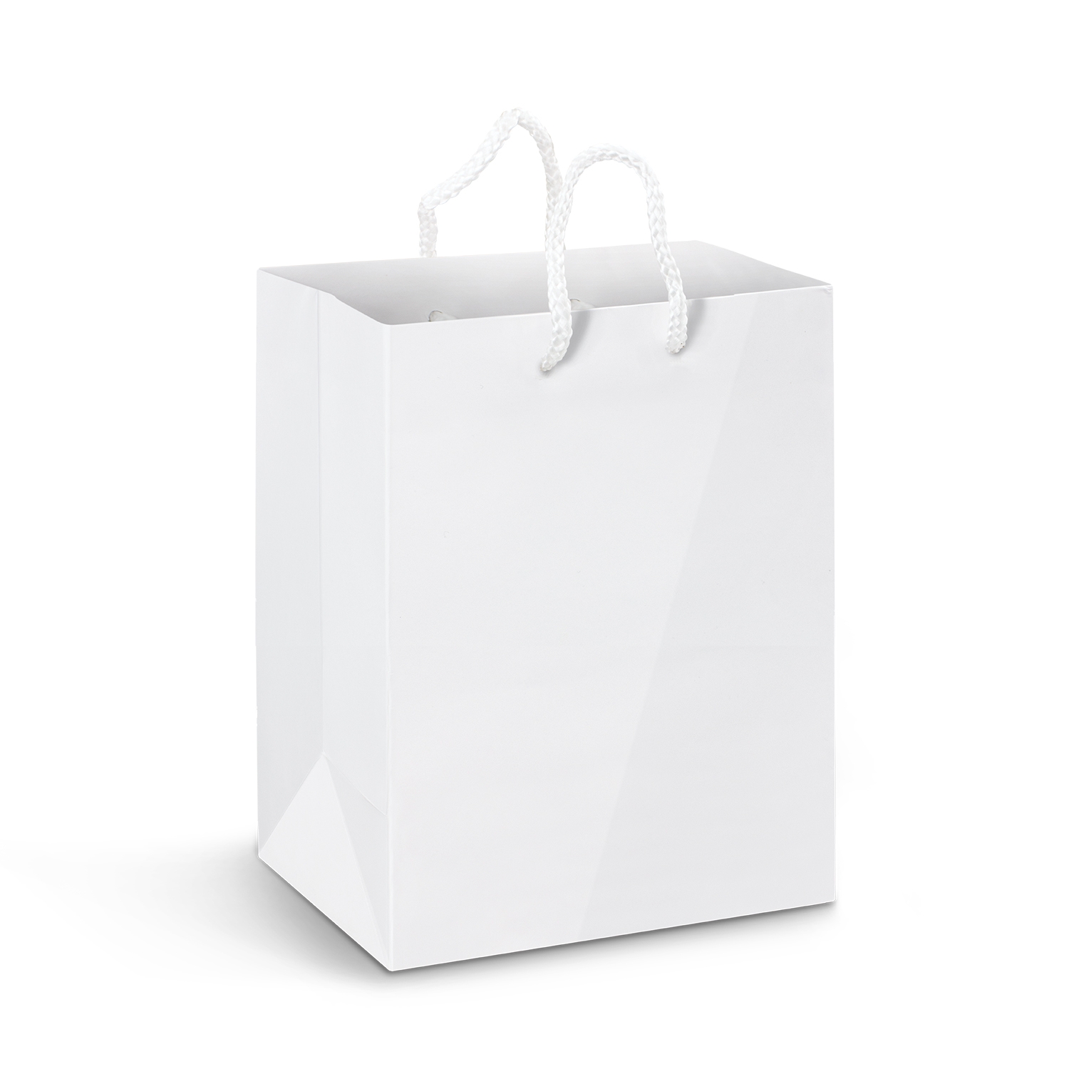 Derby Large Laminated Paper Carry Bag Full Colour white Derby Large Laminated Paper Carry Bag Full Colour white