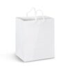 Derby Medium Laminated Paper Carry Bag Full Colour white