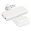 Harcourt Wireless Charging Station power bank white Harcourt Wireless Charging Station power bank white
