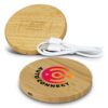 Perenjori Bamboo Wireless Charger Round main