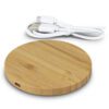 Perenjori Bamboo Wireless Charger Round natural