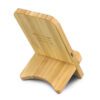 Timboon Bamboo Wireless Charging Stand back Timboon Bamboo Wireless Charging Stand back
