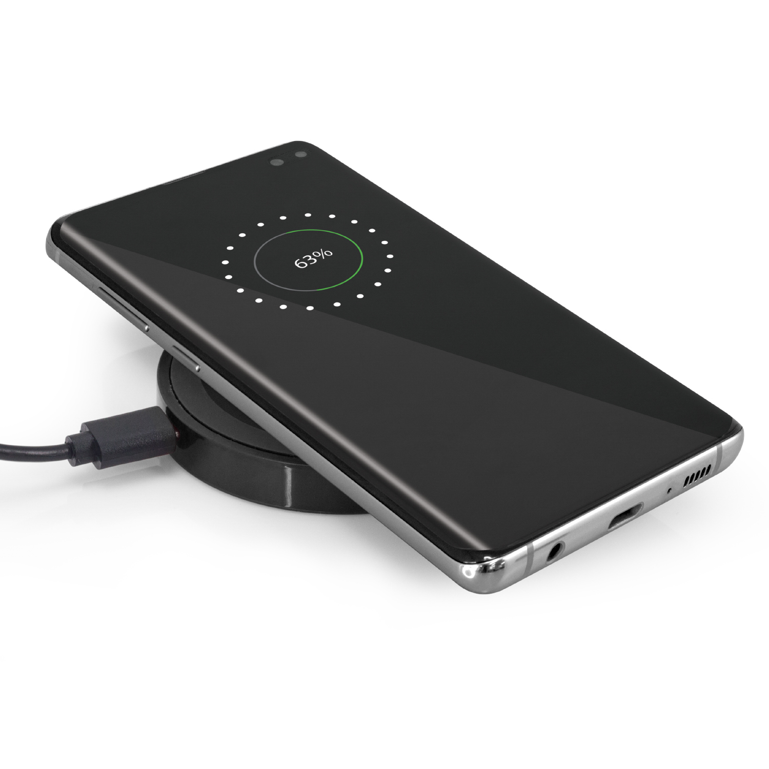 Eldorado Round Wireless Charger Colour Finish feature Eldorado Round Wireless Charger Colour Finish feature