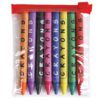 Flinders Crayons in PVC Zipper Pouch clear red Flinders Crayons in PVC Zipper Pouch clear red