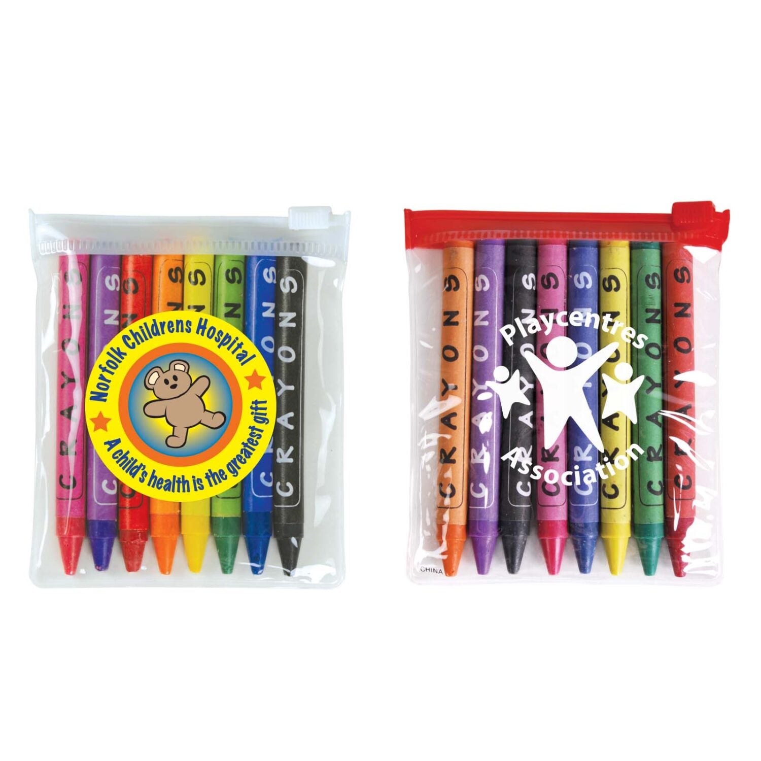 Flinders Crayons in PVC Zipper Pouch main