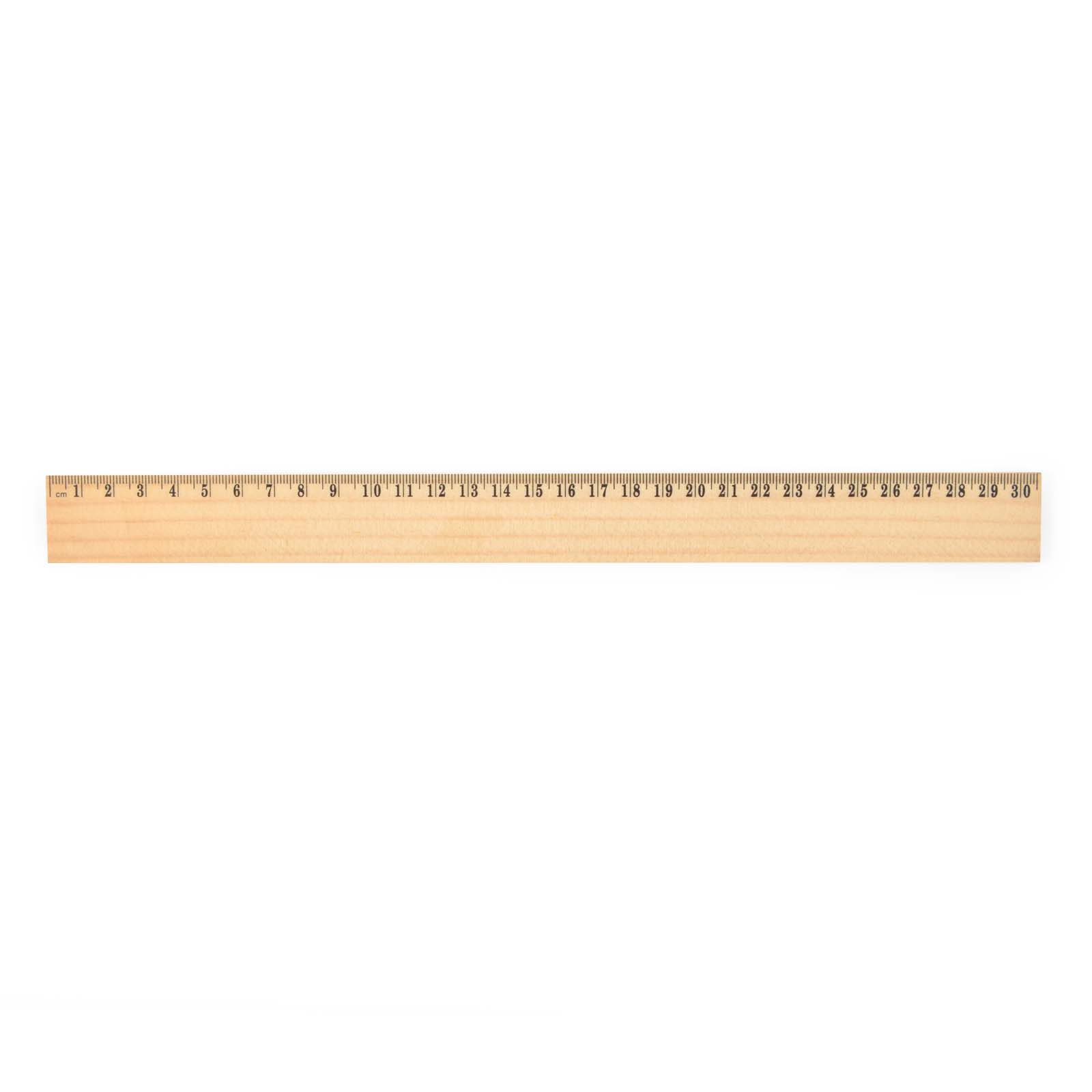 Franklin 30cm Wooden Ruler natural Franklin 30cm Wooden Ruler natural