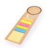 Onslow Circle Bamboo Bookmark angle undecorated