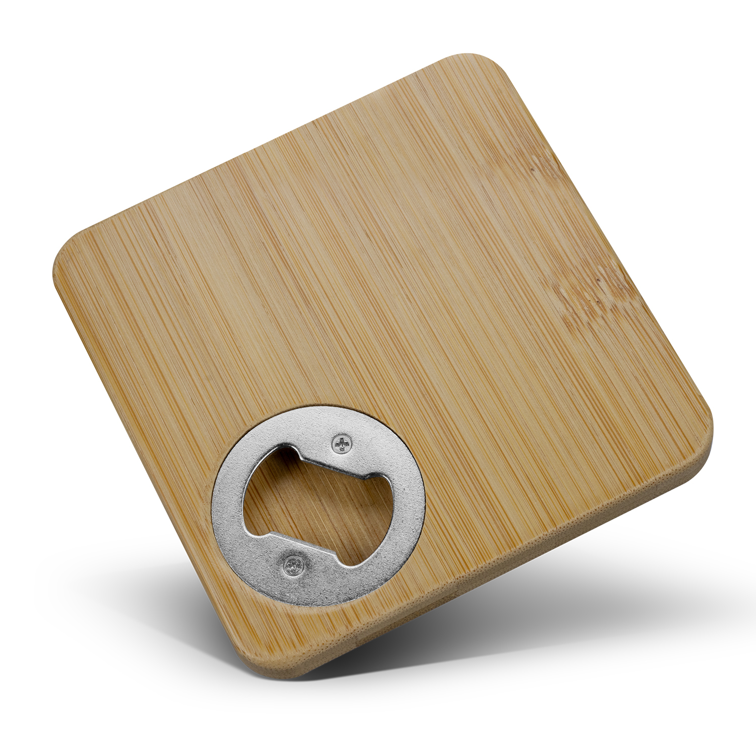 Hay Bamboo Bottle Opener Coaster Square detail Hay Bamboo Bottle Opener Coaster Square detail