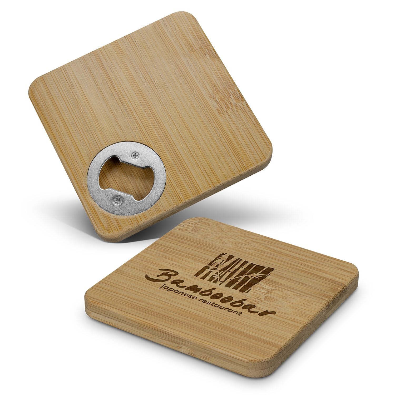 Hay Bamboo Bottle Opener Coaster Square main