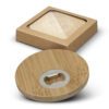 Keilor Bamboo Bottle Opener Coaster Set of 2 Round main