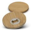 Keilor Bamboo Bottle Opener Coaster Set of 2 Round natural