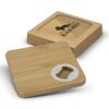 Keilor Bamboo Bottle Opener Coaster Set of 2 Square main