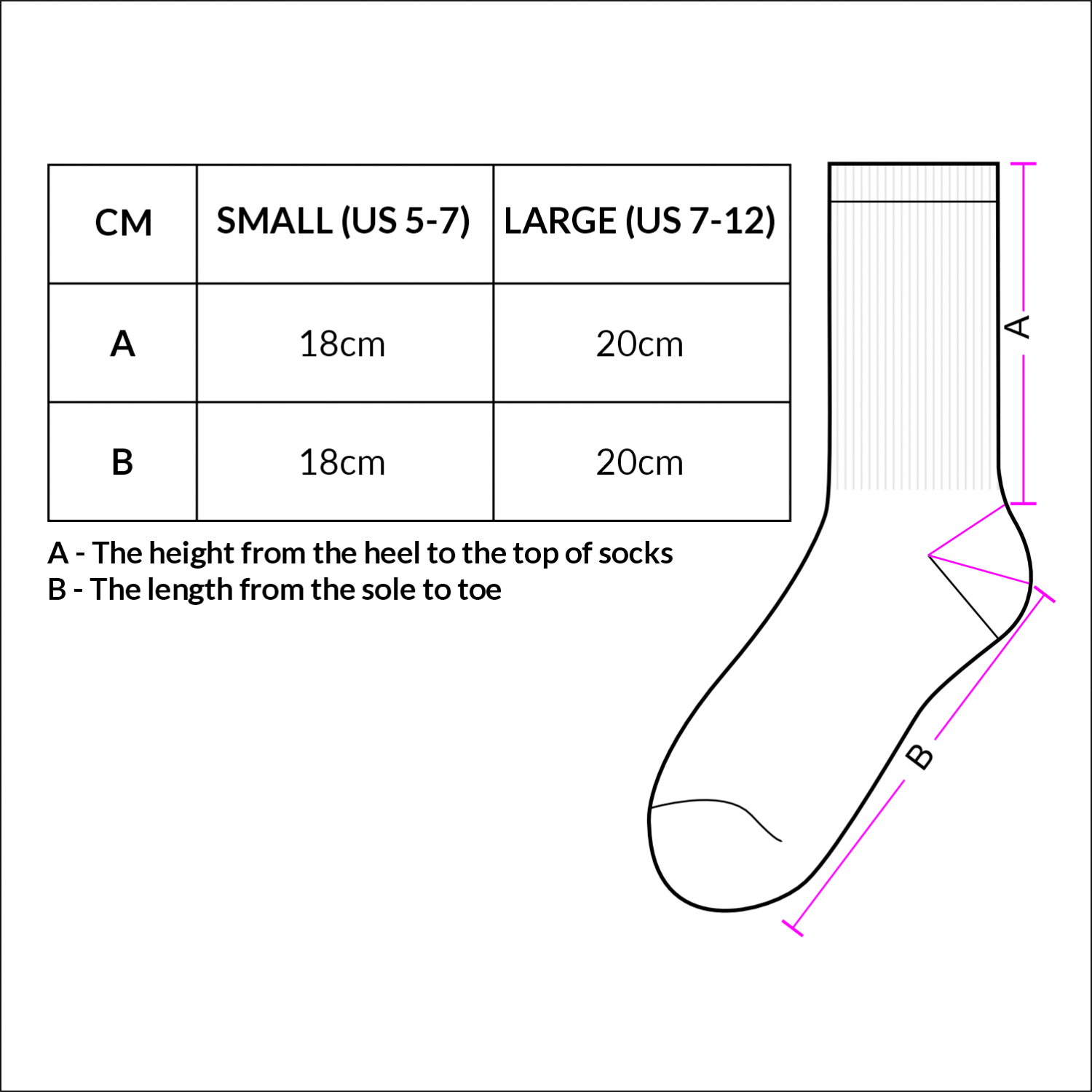 Arkaroola Crew Socks sizing Arkaroola Crew Socks sizing