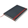 Avoca Venture A5 Notebook black red Avoca Venture A5 Notebook black red