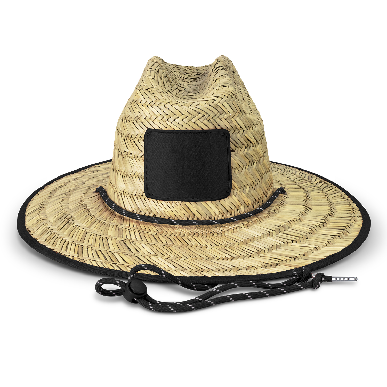 Eltham Tiki Straw Hat black Eltham Tiki Straw Hat black