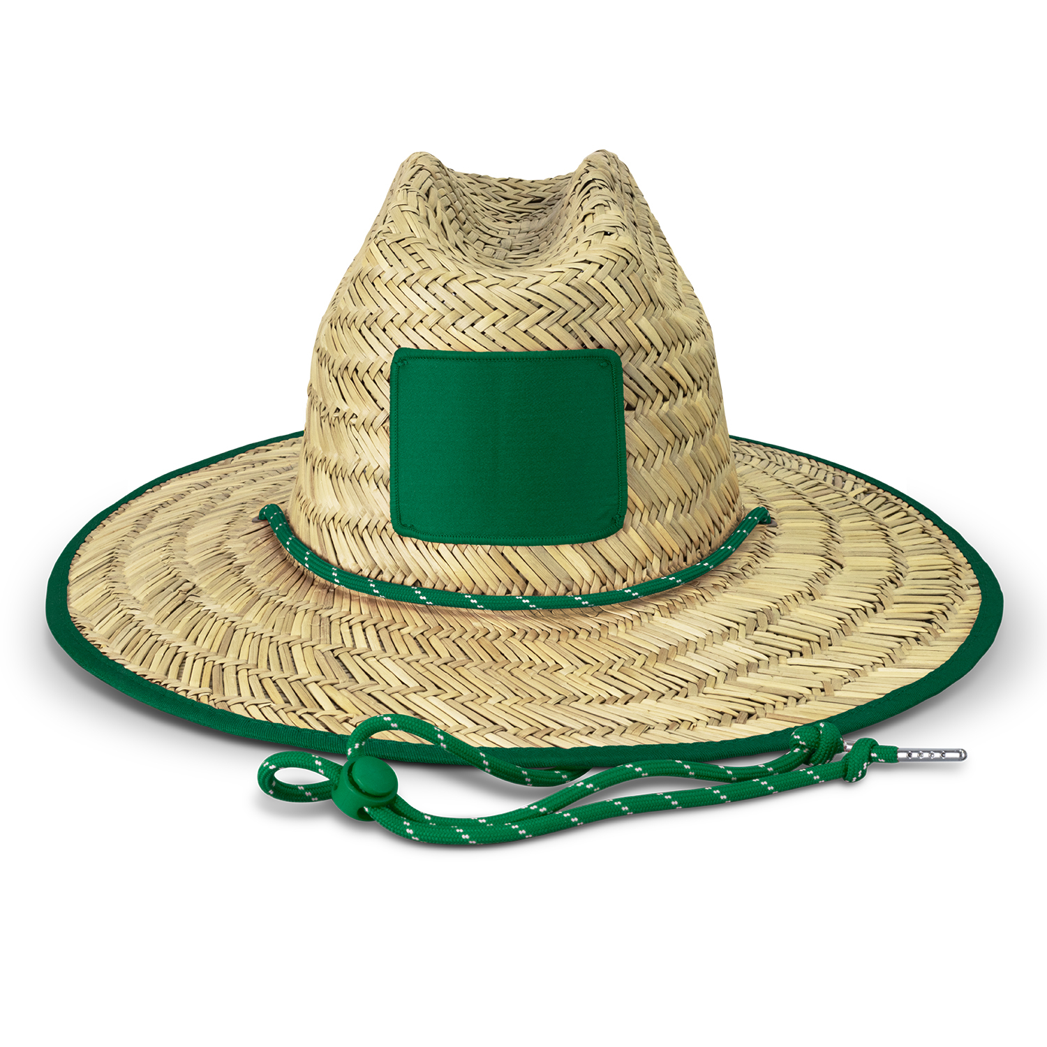 Eltham Tiki Straw Hat kelly green Eltham Tiki Straw Hat kelly green
