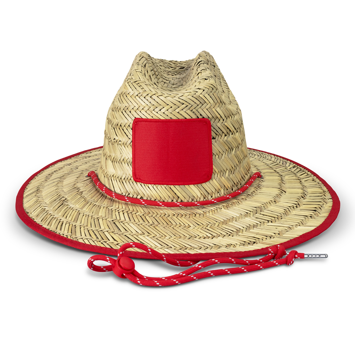 Eltham Tiki Straw Hat red Eltham Tiki Straw Hat red