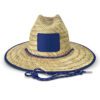 Eltham Tiki Straw Hat royal blue Eltham Tiki Straw Hat royal blue