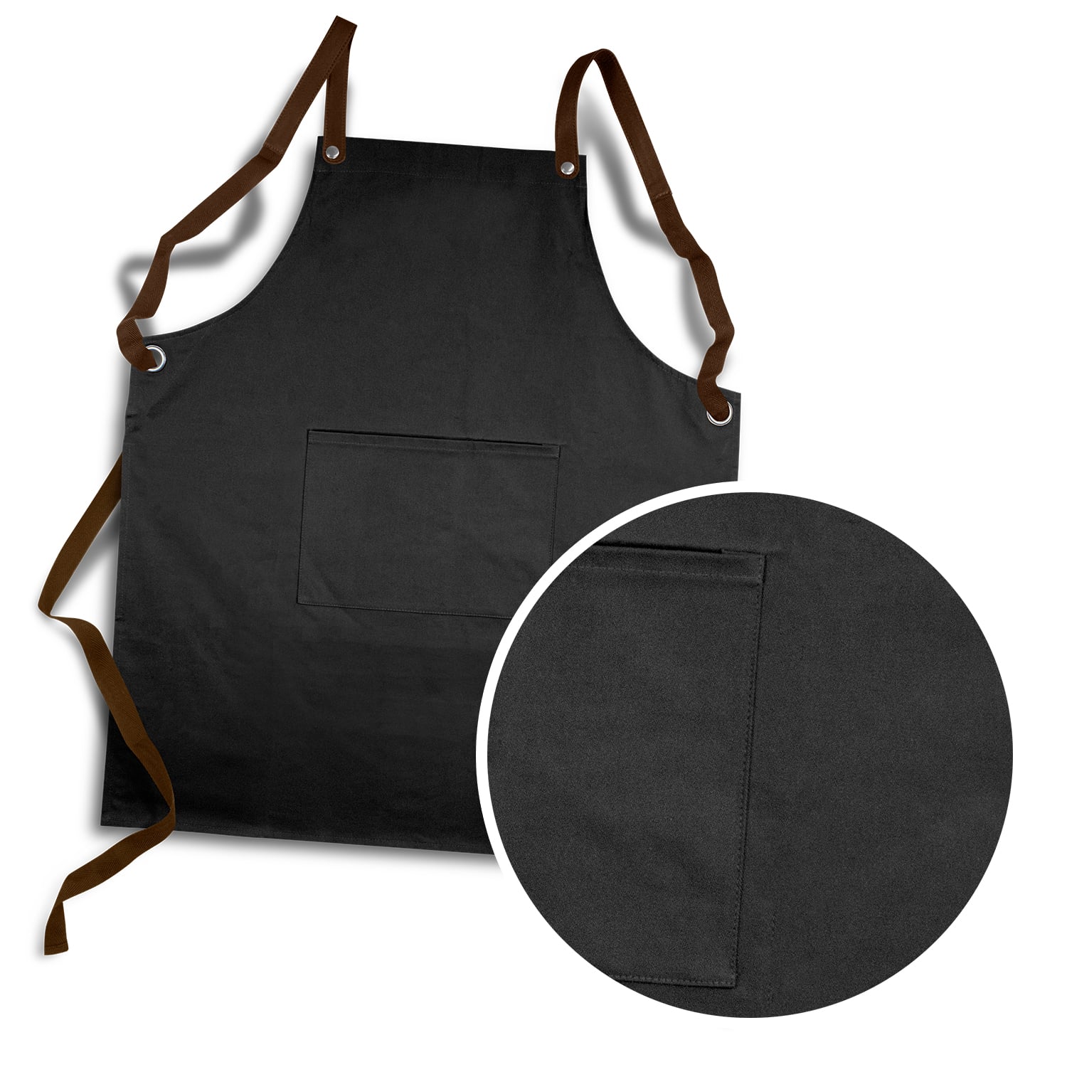 Falmouth Bib Apron Elite Black Falmouth Bib Apron Elite Black