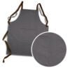 Falmouth Bib Apron Elite Grey Falmouth Bib Apron Elite Grey
