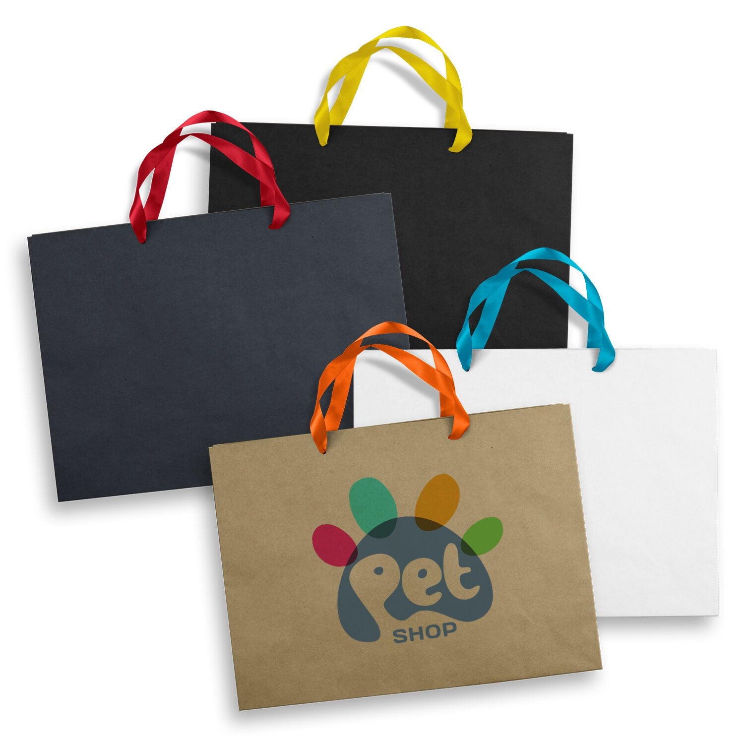 Finley Ribbon Handle Paper Bag Extra Large main