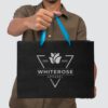 Finley Ribbon Handle Paper Bag Large feature 1 Finley Ribbon Handle Paper Bag Large feature 1