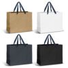 Finley Ribbon Handle Paper Bag Large navy ribbon 1 Finley Ribbon Handle Paper Bag Large navy ribbon 1