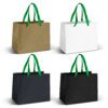 Finley Ribbon Handle Paper Bag Medium dark green ribbon Finley Ribbon Handle Paper Bag Medium dark green ribbon