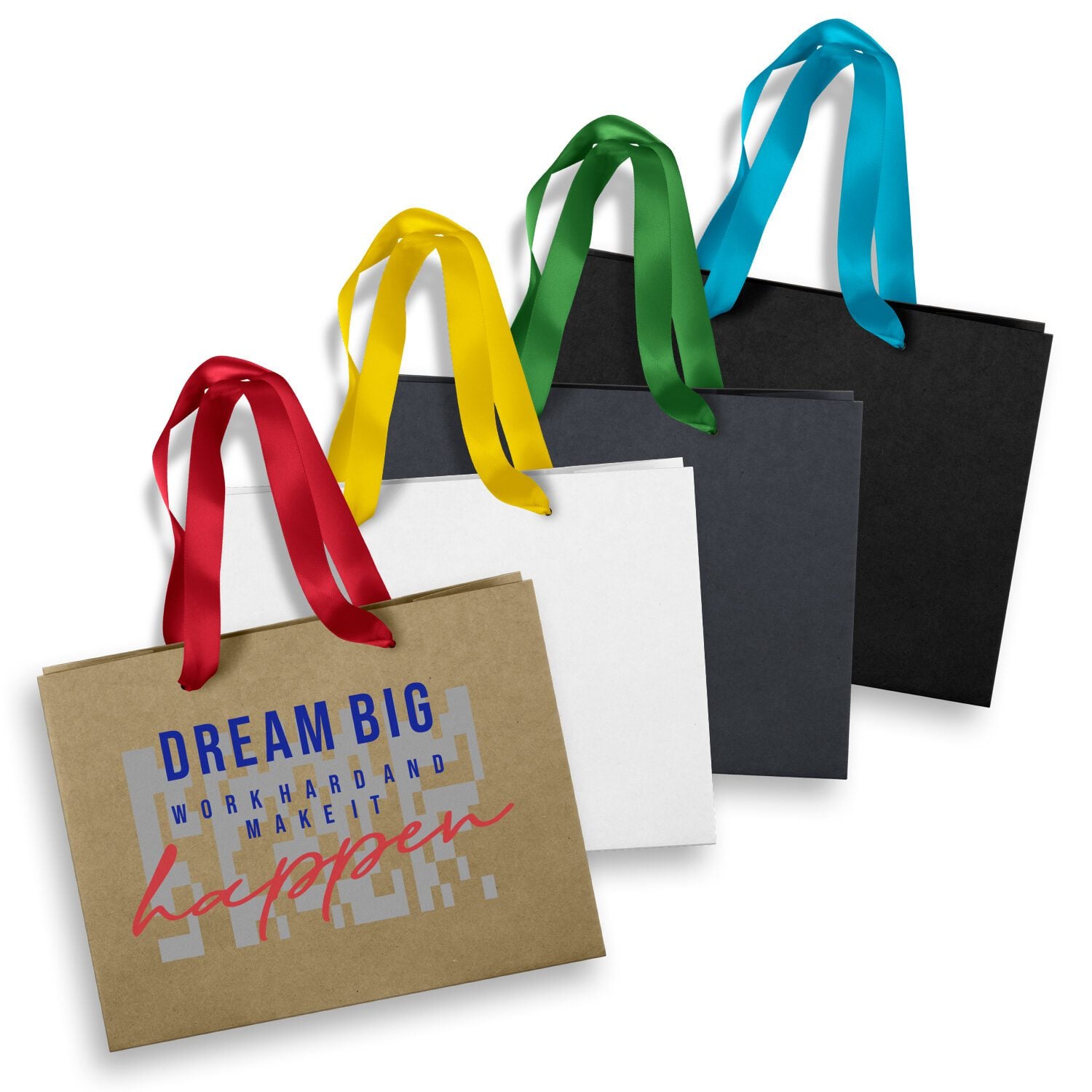 Finley Ribbon Handle Paper Bag Medium main
