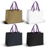 Finley Ribbon Handle Paper Bag Medium purple ribbon Finley Ribbon Handle Paper Bag Medium purple ribbon