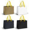 Finley Ribbon Handle Paper Bag Medium yellow ribbon Finley Ribbon Handle Paper Bag Medium yellow ribbon