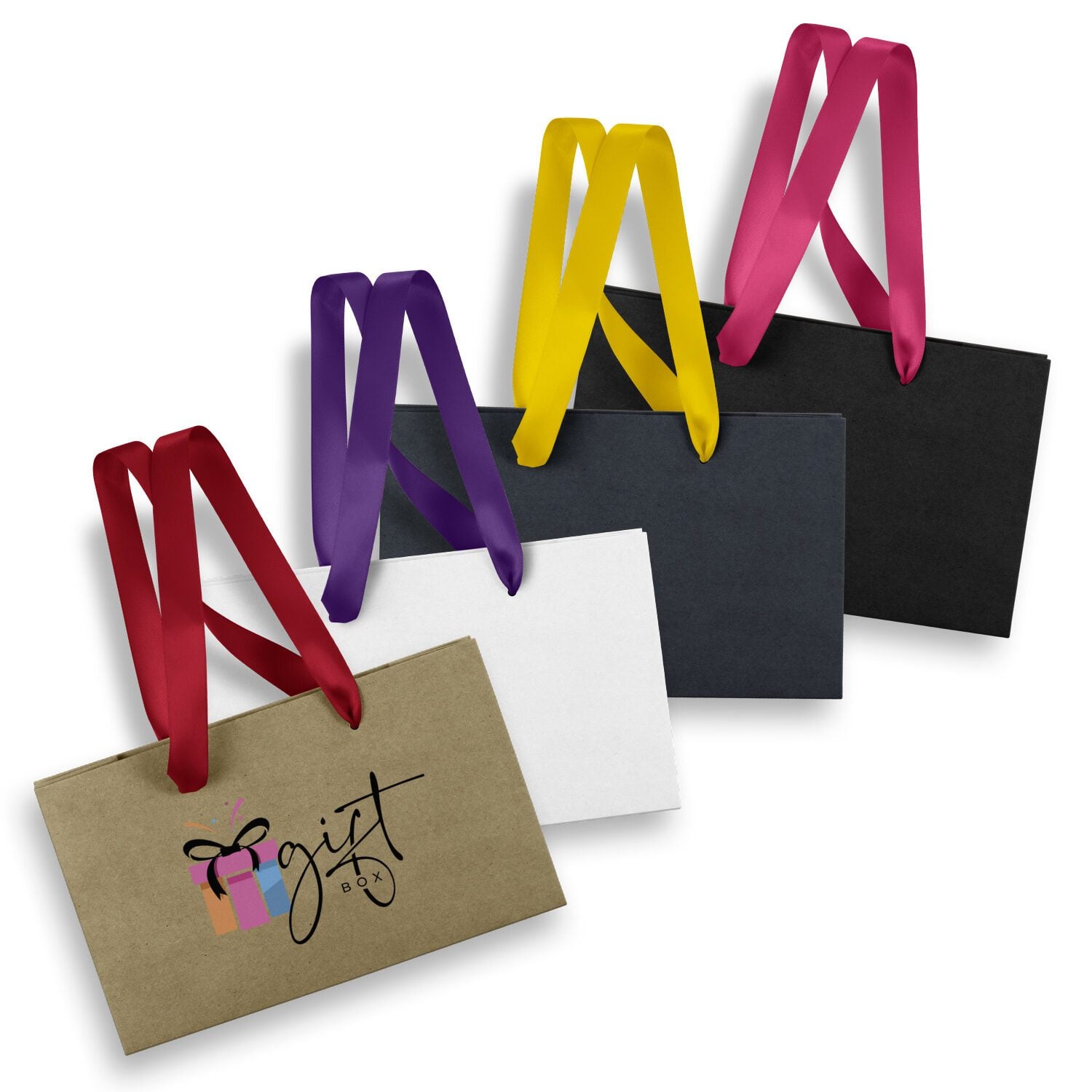 Finley Ribbon Handle Paper Bag Small main