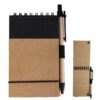 Fremantle Cardboard Notebook with Pen natural black