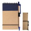 Fremantle Cardboard Notebook with Pen natural blue