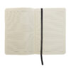 Geeveston Hard Cover Recycled Leather Notebook inside of book Geeveston Hard Cover Recycled Leather Notebook inside of book