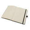Geeveston Hard Cover Recycled Leather Notebook inside of book 2 Geeveston Hard Cover Recycled Leather Notebook inside of book 2