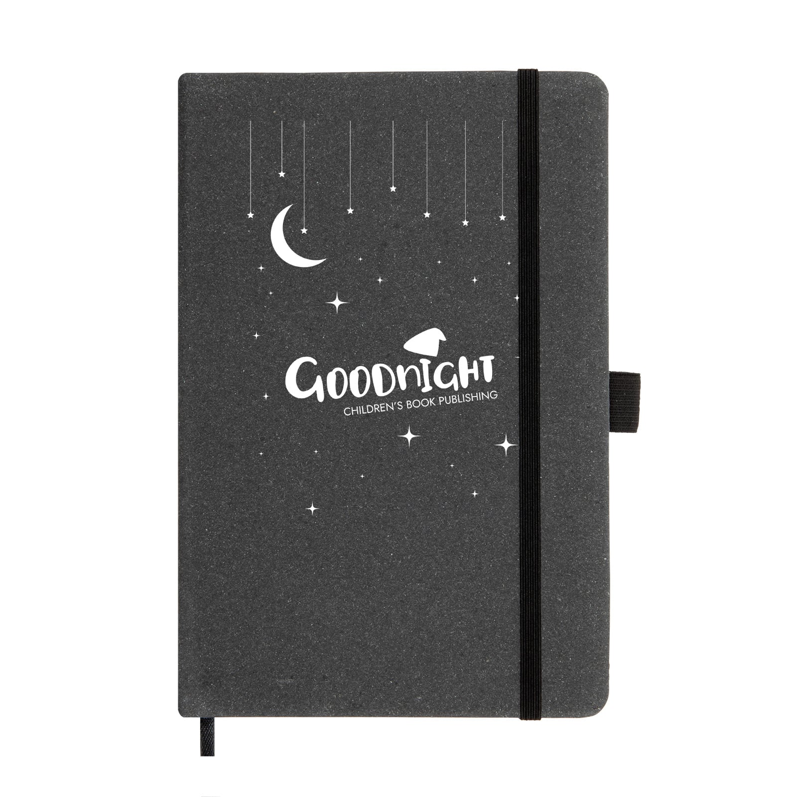Geeveston Hard Cover Recycled Leather Notebook screen print Geeveston Hard Cover Recycled Leather Notebook screen print