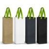 Guildford Champagne Ribbon Handle Paper Bag bright green ribbon Guildford Champagne Ribbon Handle Paper Bag bright green ribbon