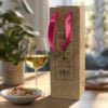 Guildford Champagne Ribbon Handle Paper Bag feature Guildford Champagne Ribbon Handle Paper Bag feature
