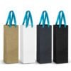 Guildford Champagne Ribbon Handle Paper Bag light blue ribbon Guildford Champagne Ribbon Handle Paper Bag light blue ribbon