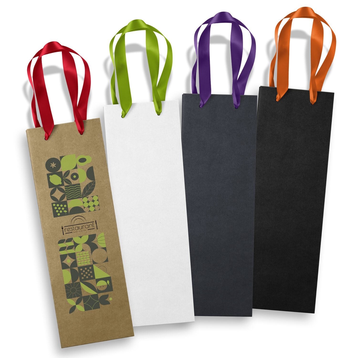 Guildford Champagne Ribbon Handle Paper Bag main