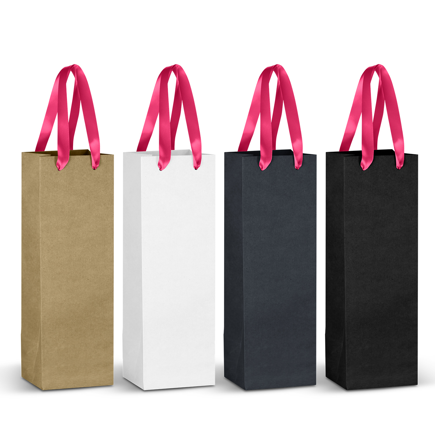 Guildford Champagne Ribbon Handle Paper Bag pink ribbon Guildford Champagne Ribbon Handle Paper Bag pink ribbon