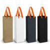 Heathcote Wine Ribbon Handle Paper Bag orange ribbon Heathcote Wine Ribbon Handle Paper Bag orange ribbon