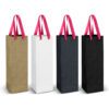 Heathcote Wine Ribbon Handle Paper Bag pink ribbon Heathcote Wine Ribbon Handle Paper Bag pink ribbon